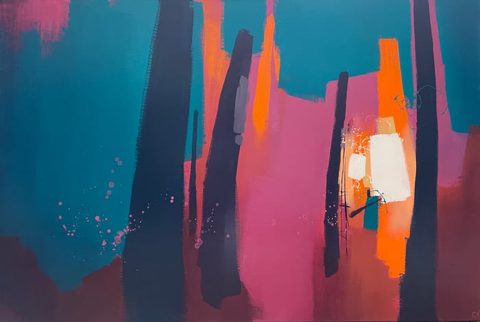 The Fallows Wait But Not Forever — Acrylic On Canvas · 24 × 36 × 1.5 in · 2022