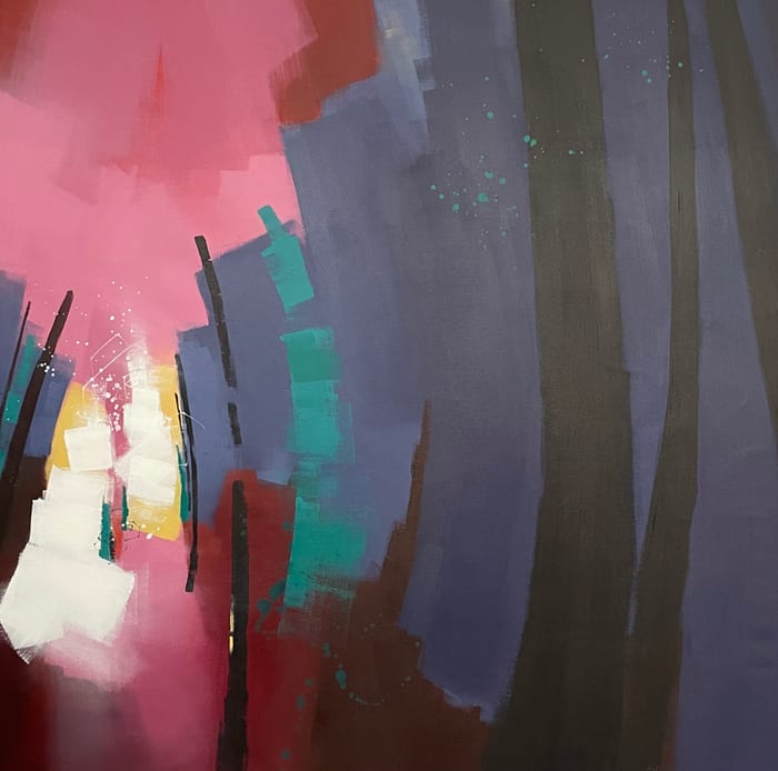 The Sound Unfurls Before You — Acrylic On Canvas · 36 × 36 × 1.5 in · 2022