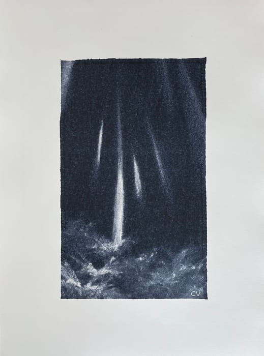 You Are The Path That Brings Me Here — Ink monotype · 9 × 6 in · 2022